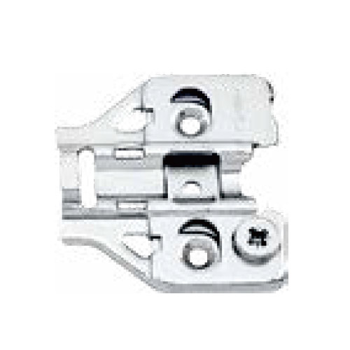 Clip-On Hinge Plate With Adjustment
